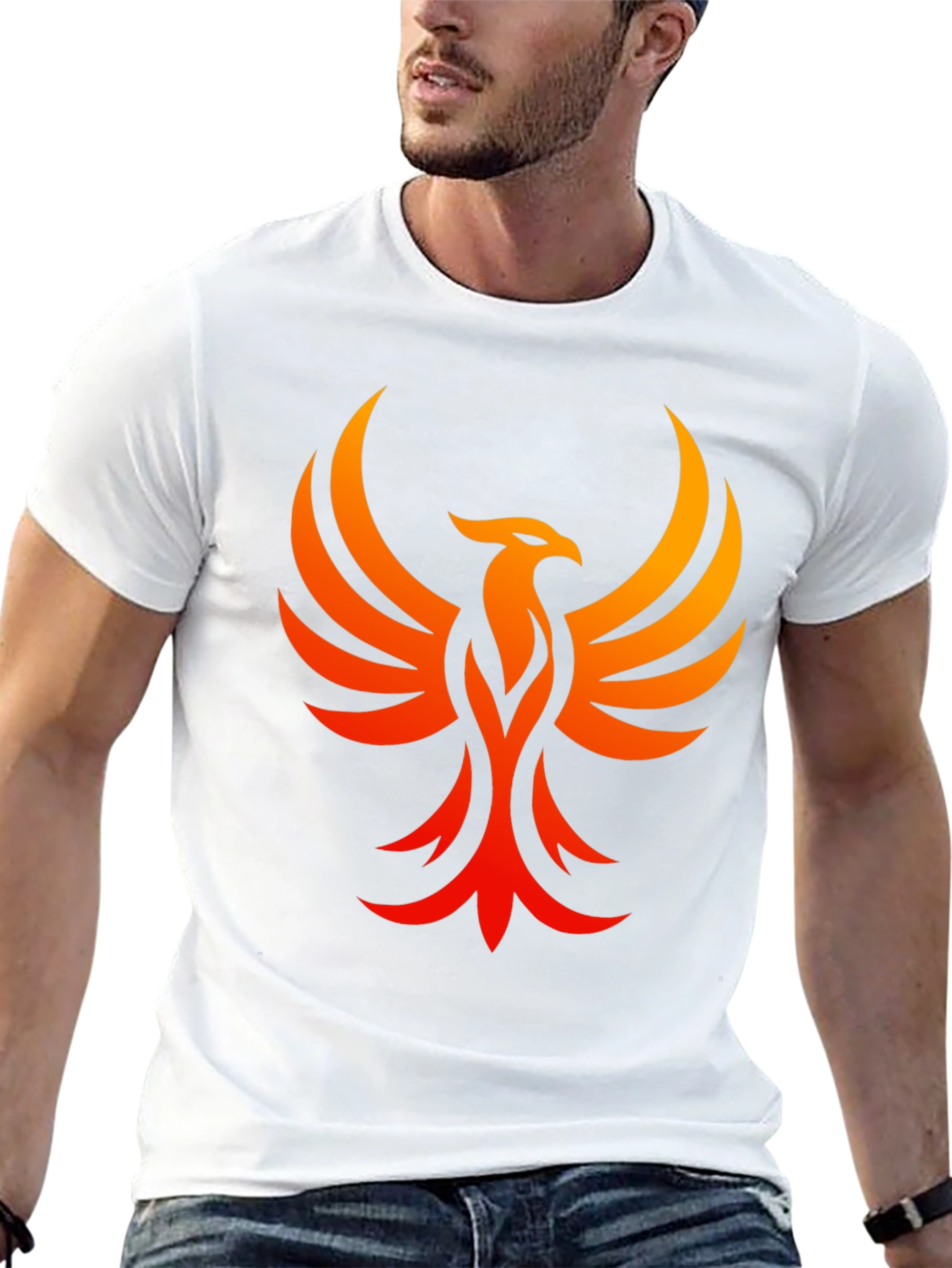 Phoenix Graphic Black T-Shirt - Rising From the Ashes
