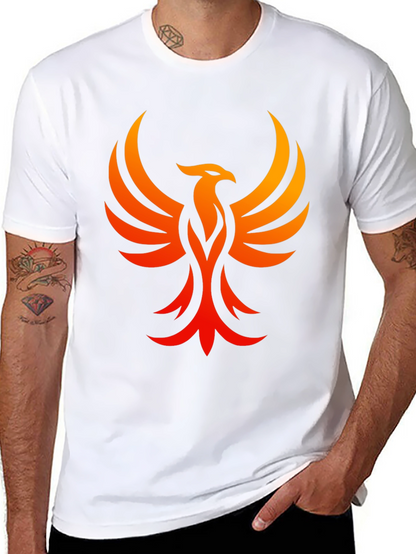 Phoenix Graphic Black T-Shirt - Rising From the Ashes
