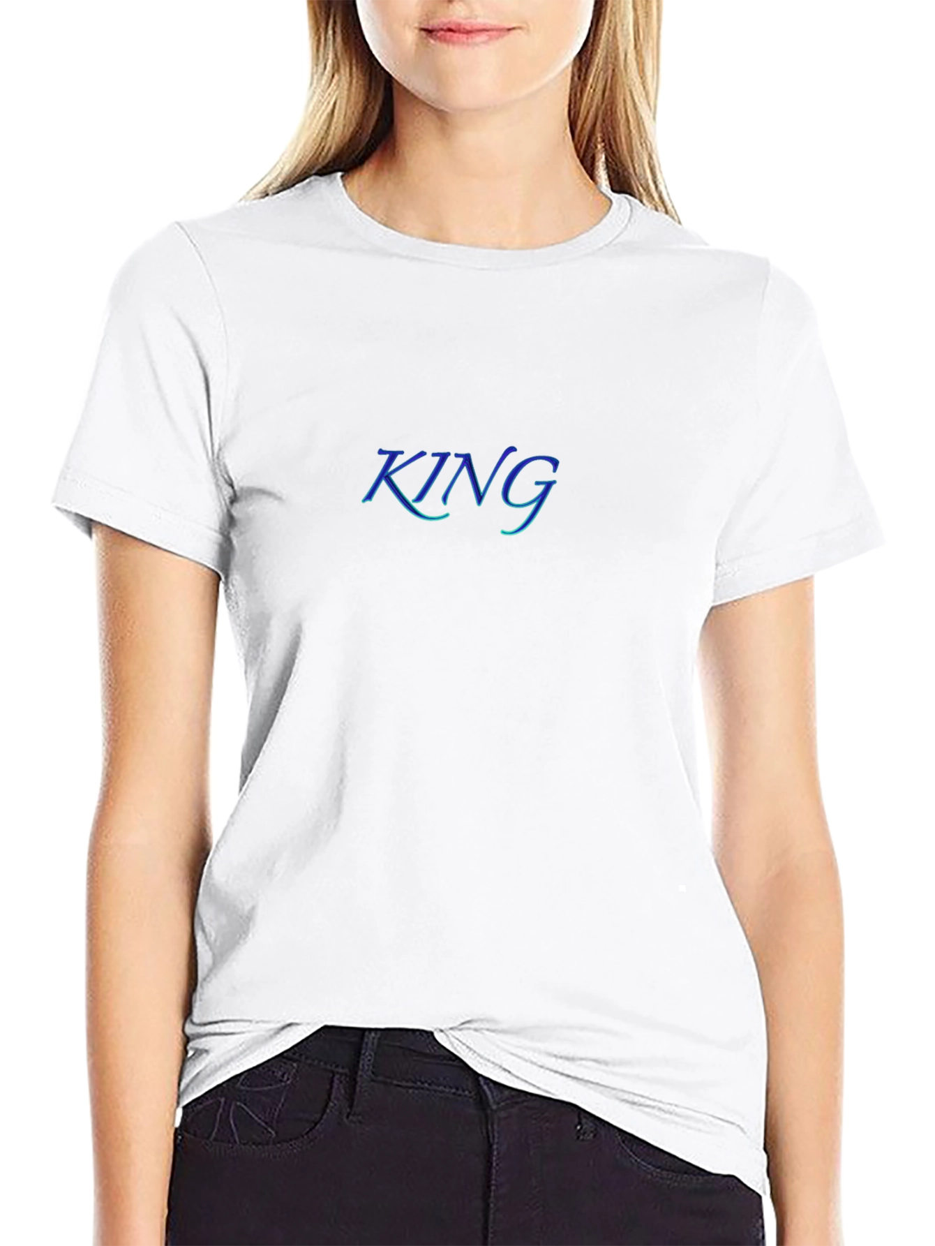 King Black T-Shirt | Menswear