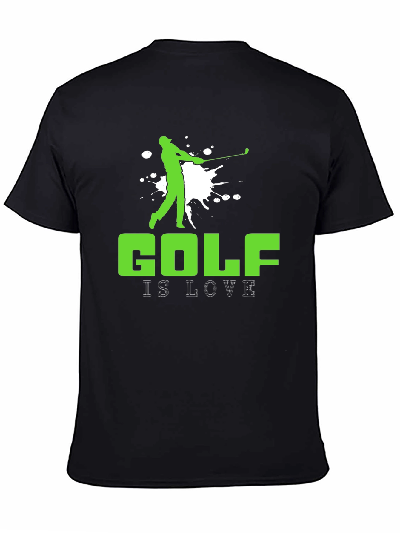 Golf is Love T-Shirt - Golfer Silhouette