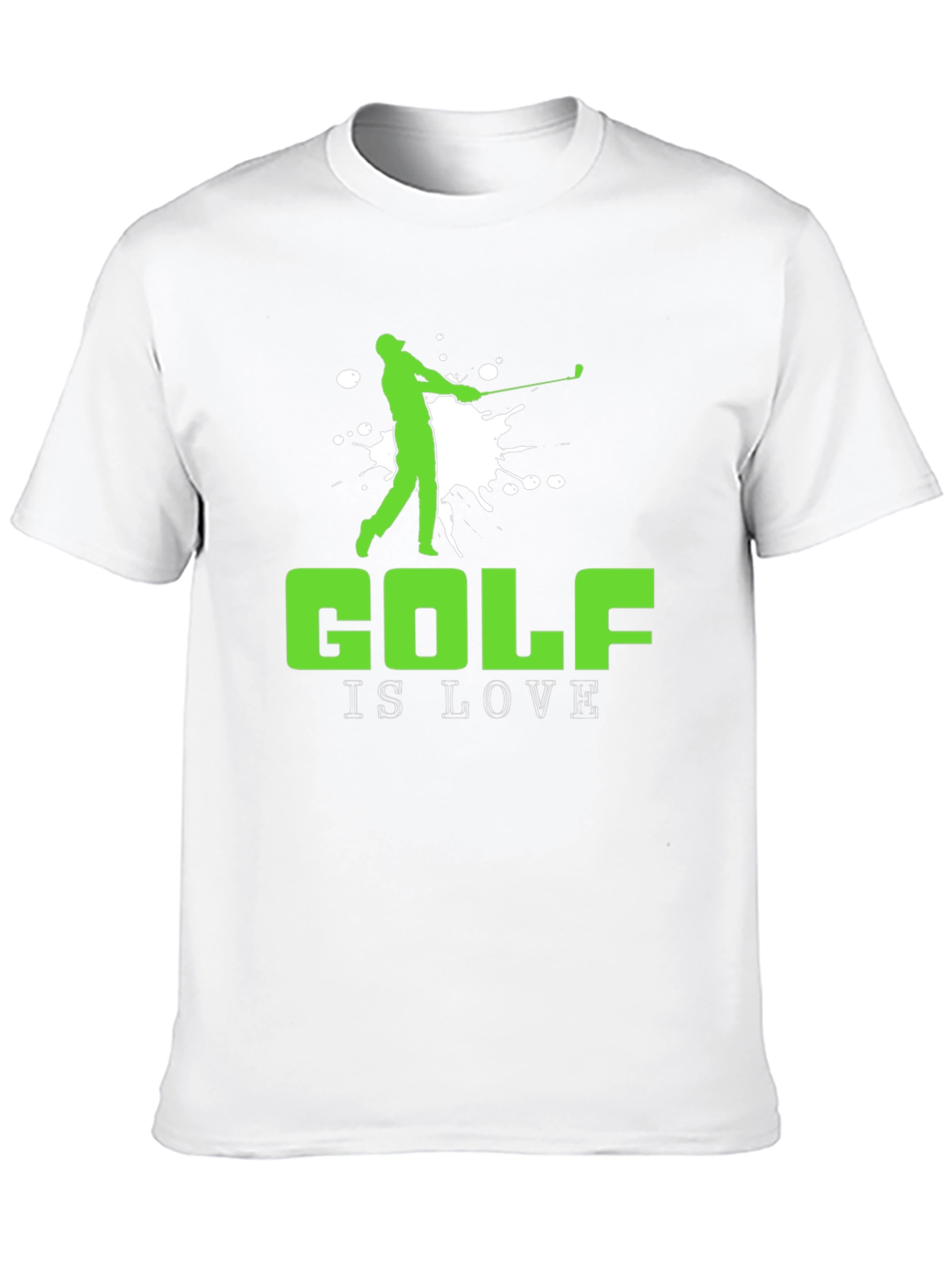 Golf is Love T-Shirt - Golfer Silhouette