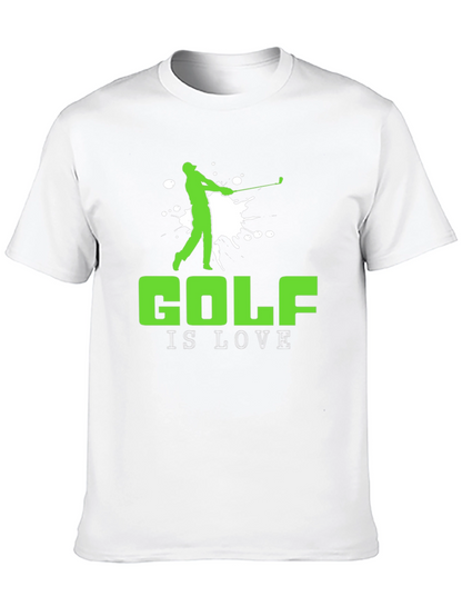 Golf is Love T-Shirt - Golfer Silhouette