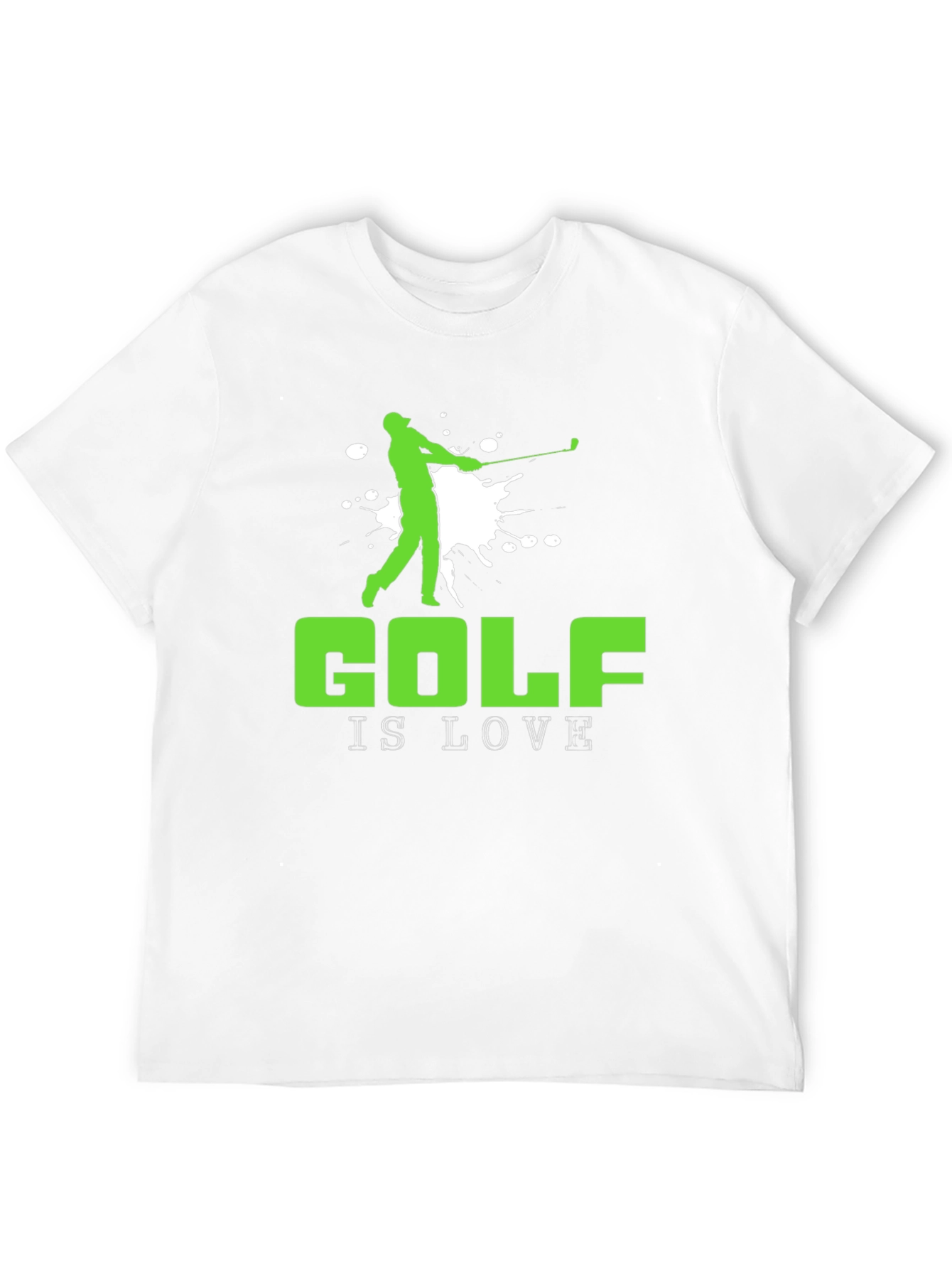 Golf is Love T-Shirt - Golfer Silhouette