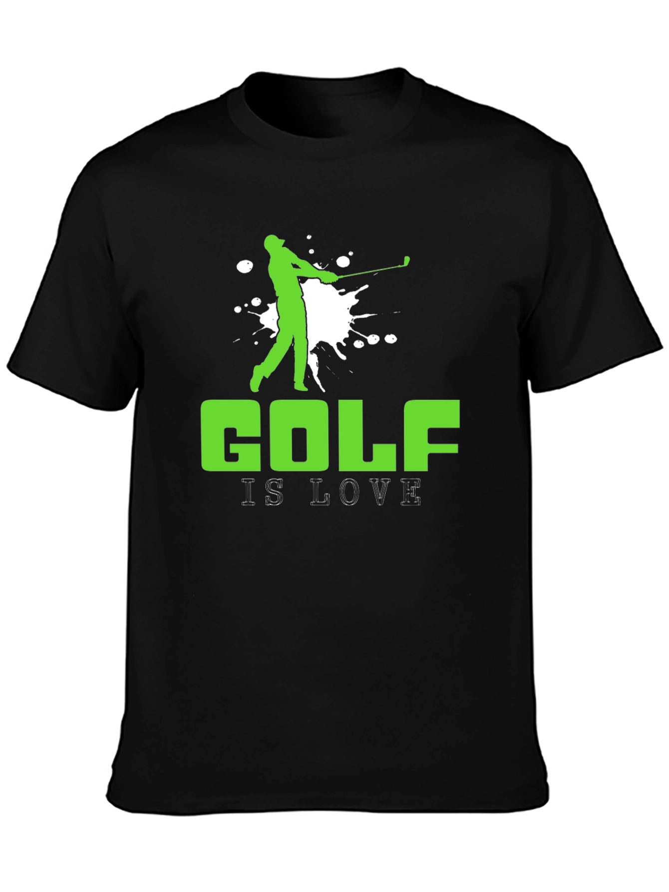 Golf is Love T-Shirt - Golfer Silhouette