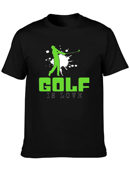 Golf is Love T-Shirt - Golfer Silhouette