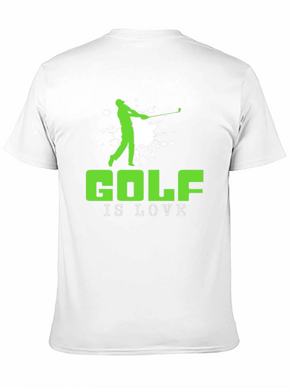 Golf is Love T-Shirt - Golfer Silhouette