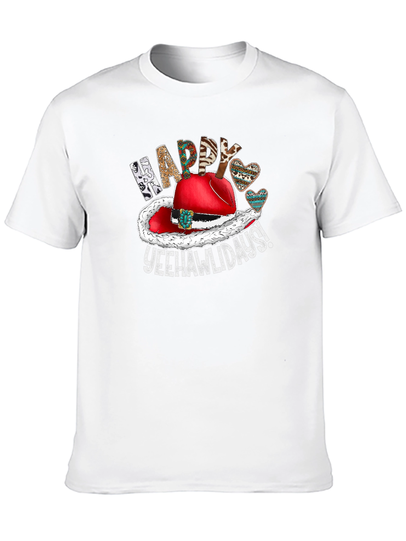 Festive Yeehawlidays Graphic Tee