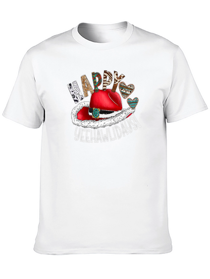Festive Yeehawlidays Graphic Tee