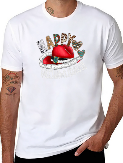 Festive Yeehawlidays Graphic Tee