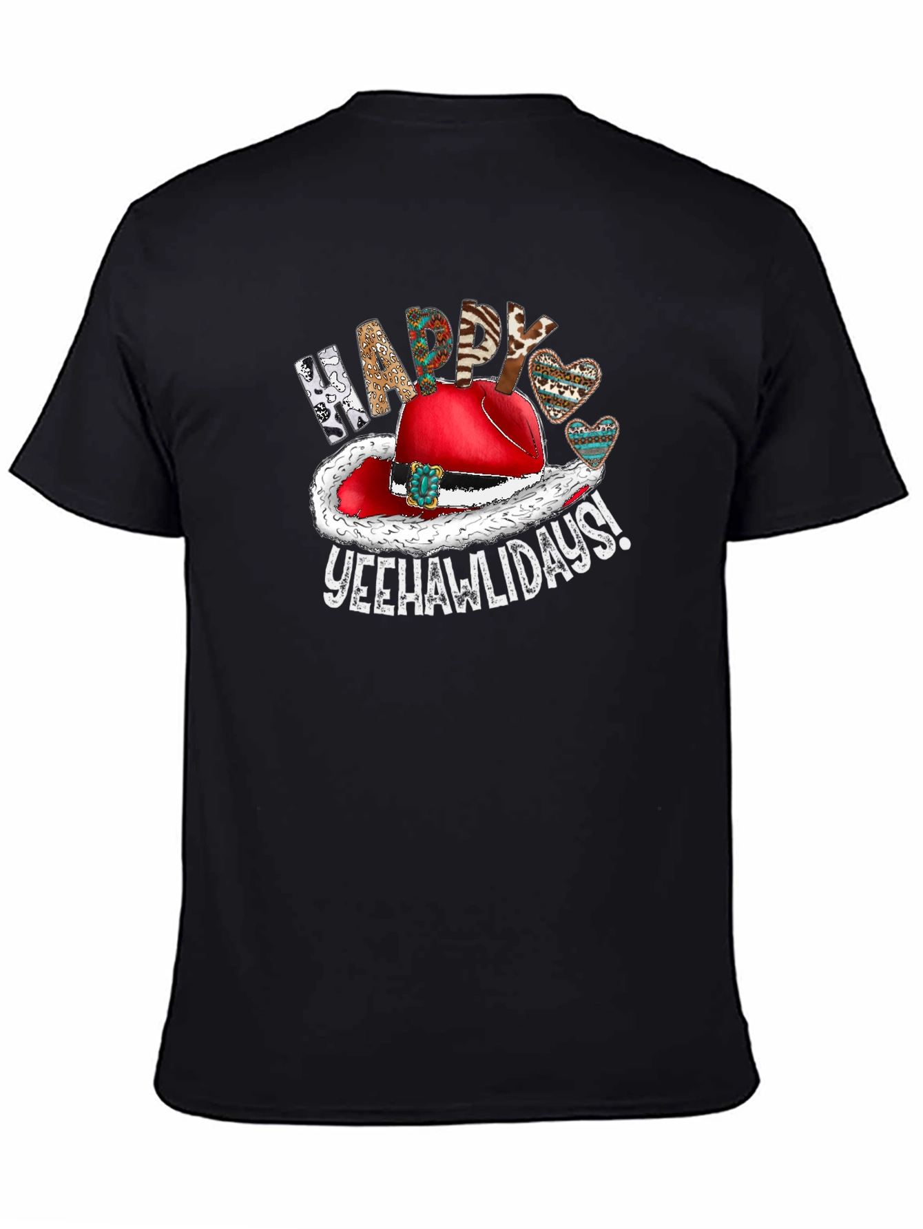 Festive Yeehawlidays Graphic Tee