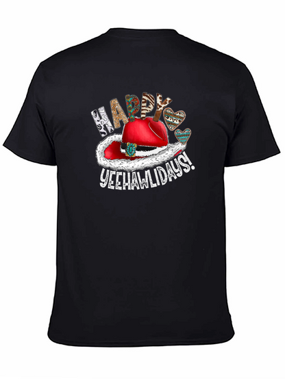 Festive Yeehawlidays Graphic Tee