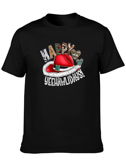 Festive Yeehawlidays Graphic Tee