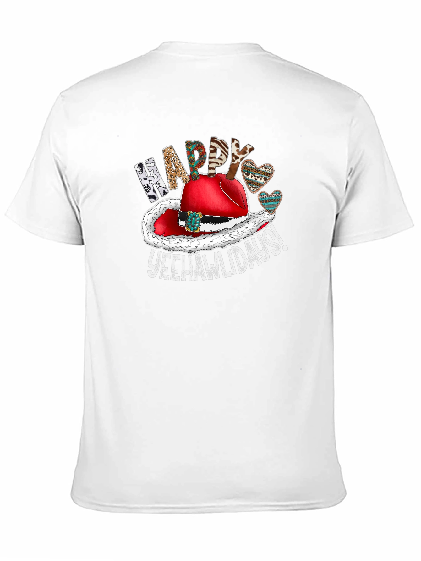 Festive Yeehawlidays Graphic Tee