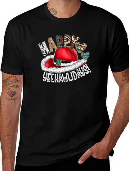 Festive Yeehawlidays Graphic Tee