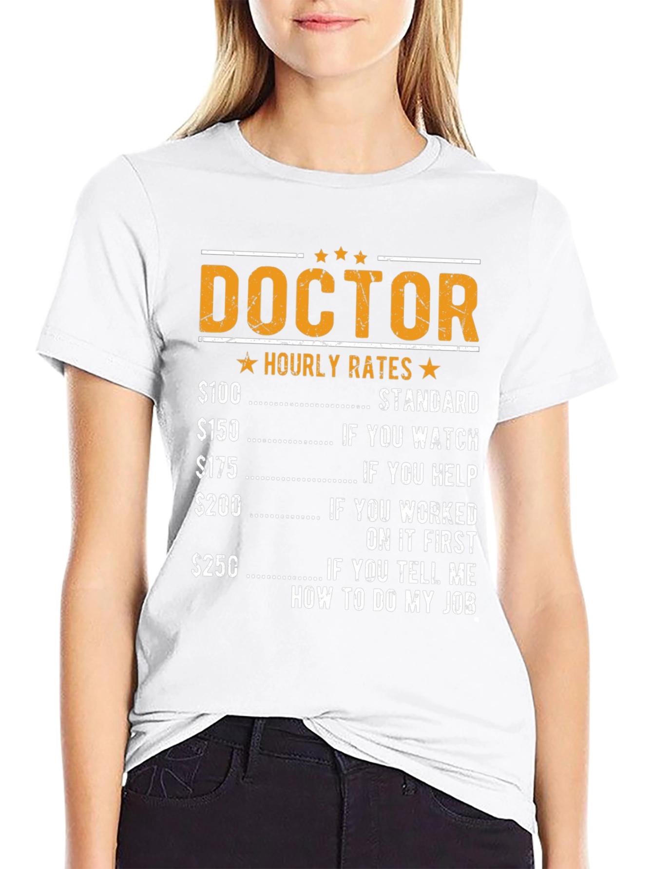 Doctor Hourly Rates Funny T-Shirt