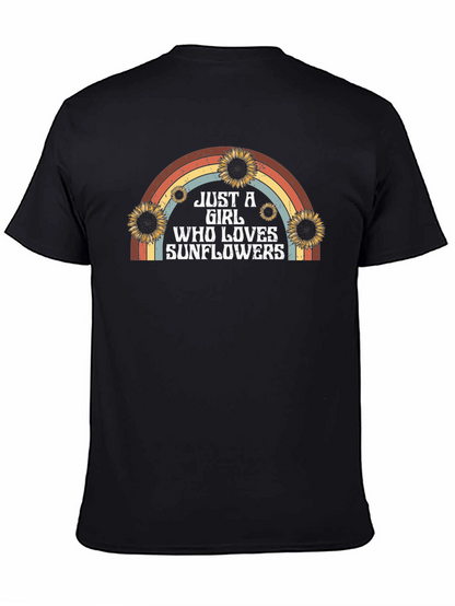 Sunflower Lover Rainbow Graphic Tee