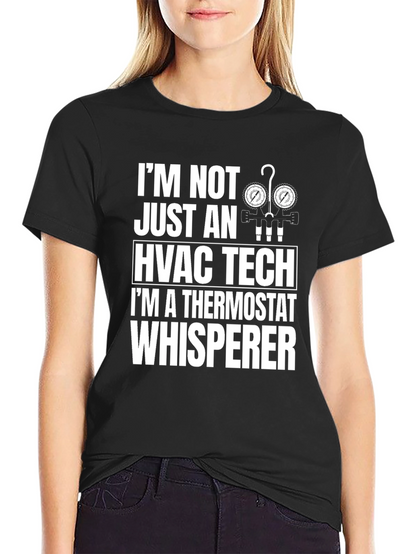 HVAC Tech Thermostat Whisperer Funny T-Shirt