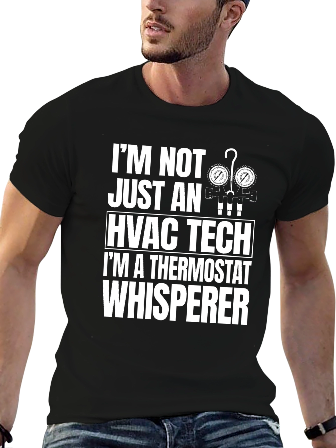 HVAC Tech Thermostat Whisperer Funny T-Shirt