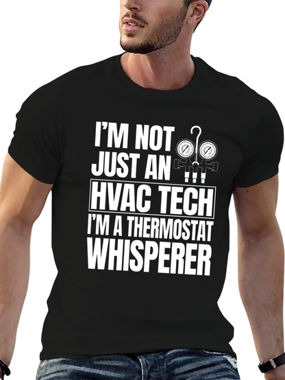 HVAC Tech Thermostat Whisperer Funny T-Shirt