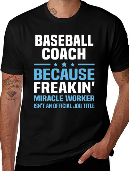 Baseball Coach T-Shirt Funny Gift for Coaches