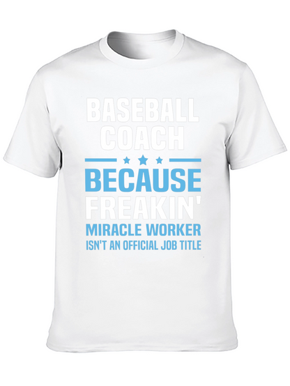 Baseball Coach T-Shirt Funny Gift for Coaches