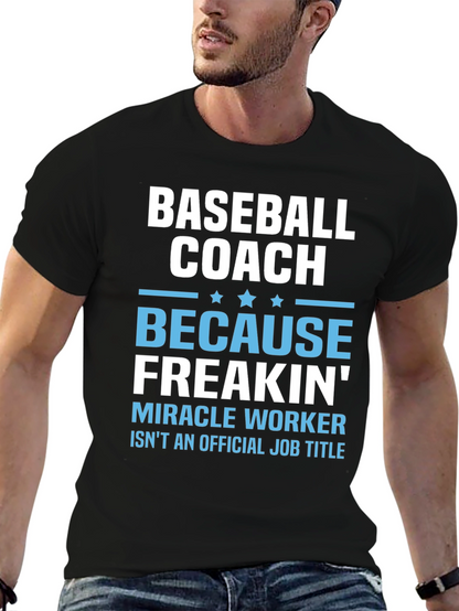 Baseball Coach T-Shirt Funny Gift for Coaches