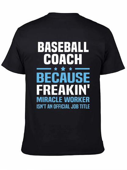 Baseball Coach T-Shirt Funny Gift for Coaches