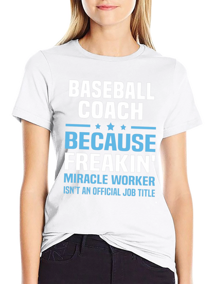 Baseball Coach T-Shirt Funny Gift for Coaches