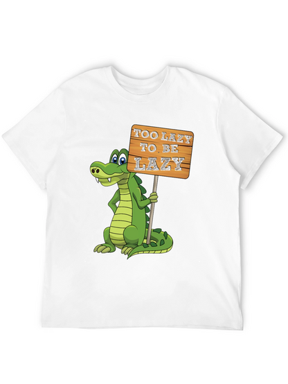 Too Lazy To Be Lazy Gator T-Shirt