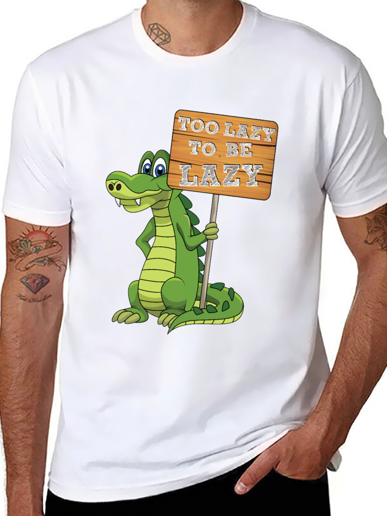 Too Lazy To Be Lazy Gator T-Shirt