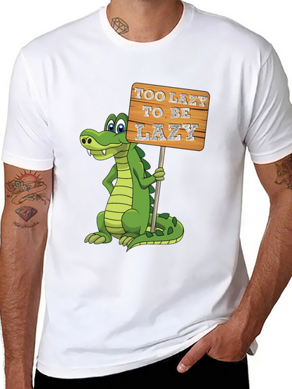 Too Lazy To Be Lazy Gator T-Shirt