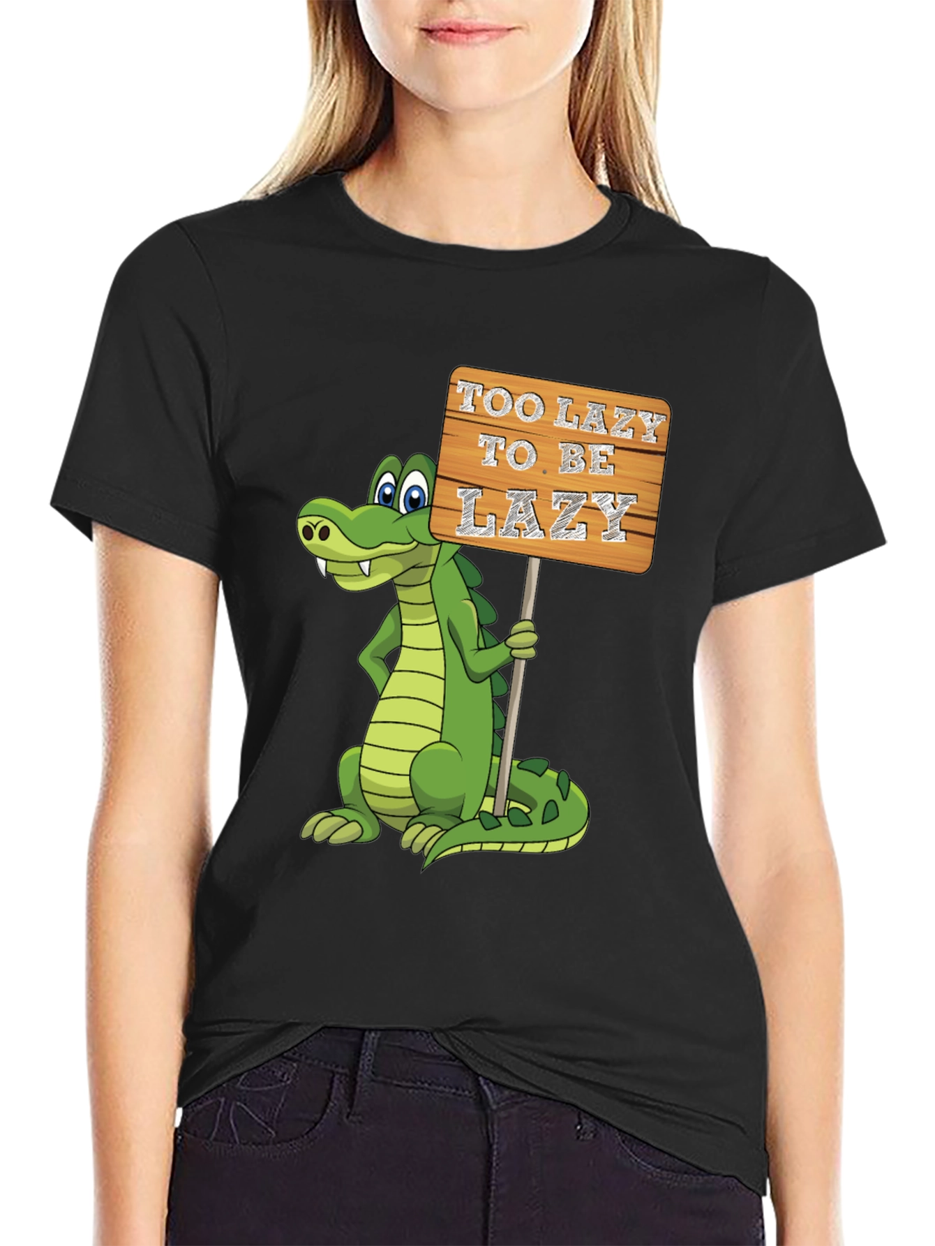 Too Lazy To Be Lazy Gator T-Shirt
