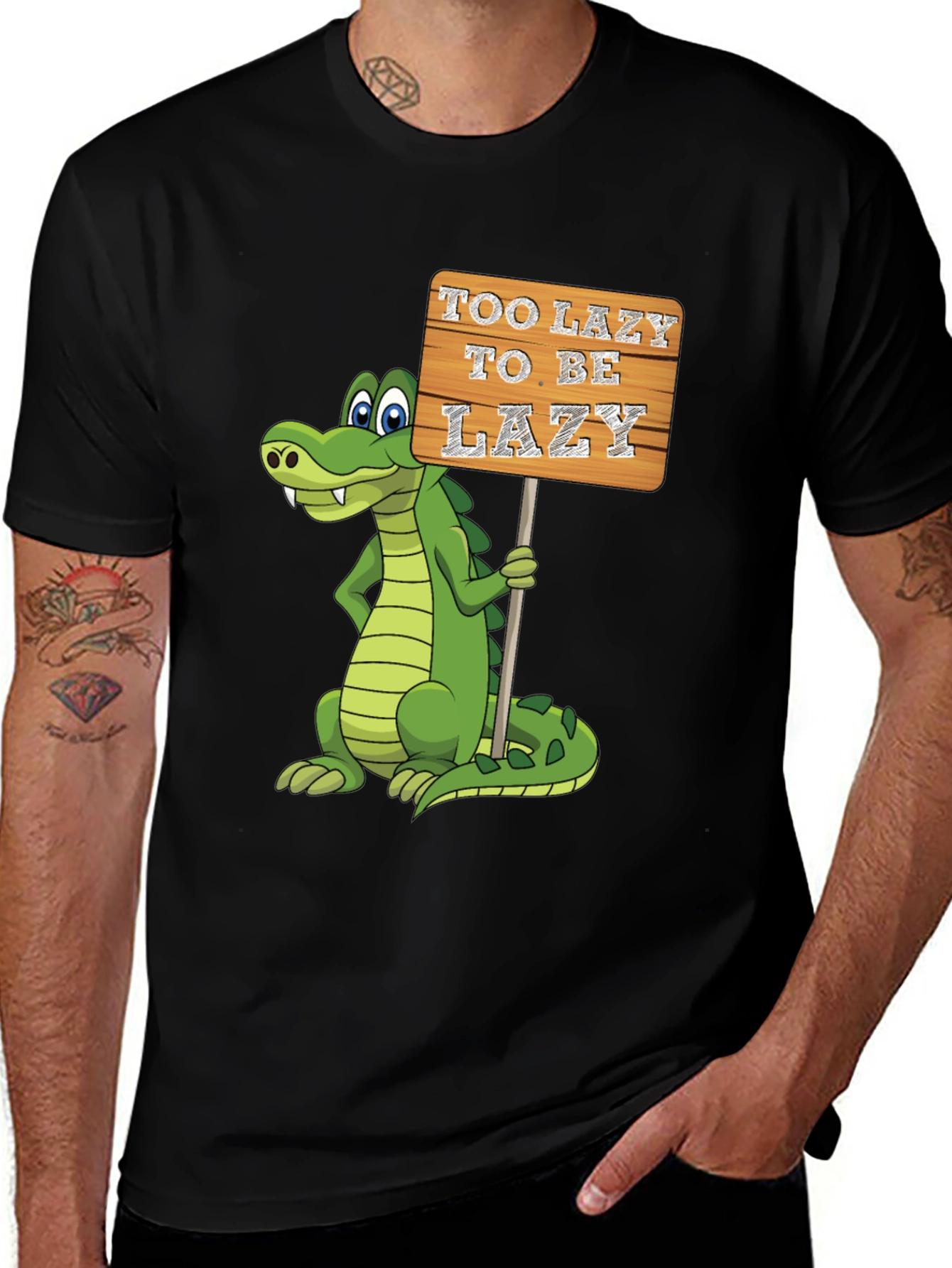 Too Lazy To Be Lazy Gator T-Shirt