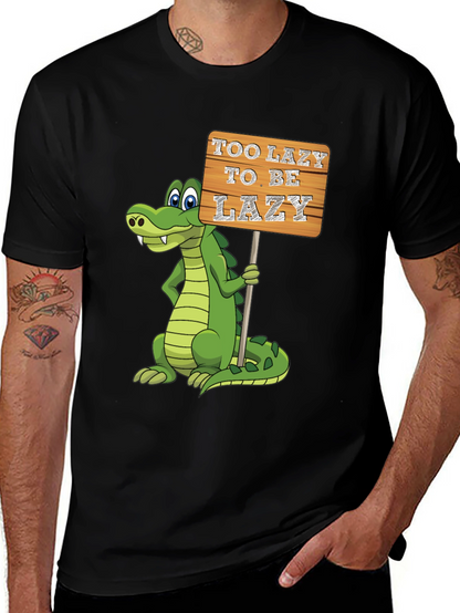 Too Lazy To Be Lazy Gator T-Shirt