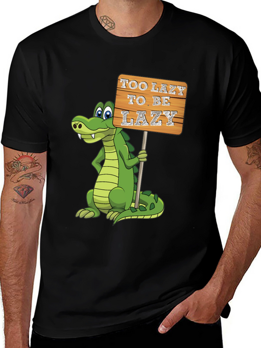 Too Lazy To Be Lazy Gator T-Shirt