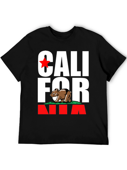 California Bear T-Shirt - Black Cali Pride Tee