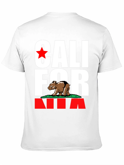 California Bear T-Shirt - Black Cali Pride Tee
