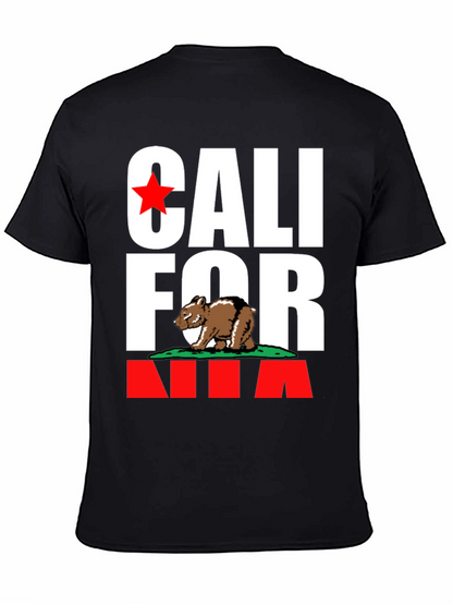 California Bear T-Shirt - Black Cali Pride Tee