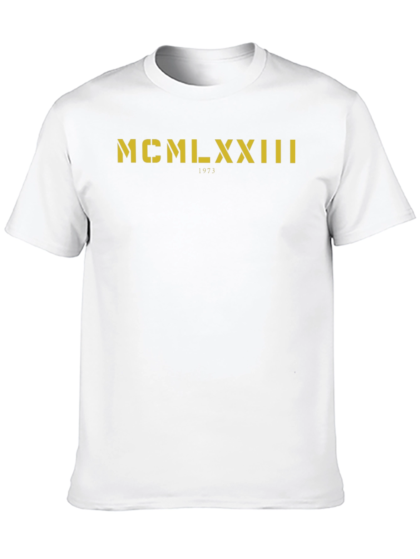 MCMLXXIII 1973 T-Shirt - Roman Numerals Birthday Gift