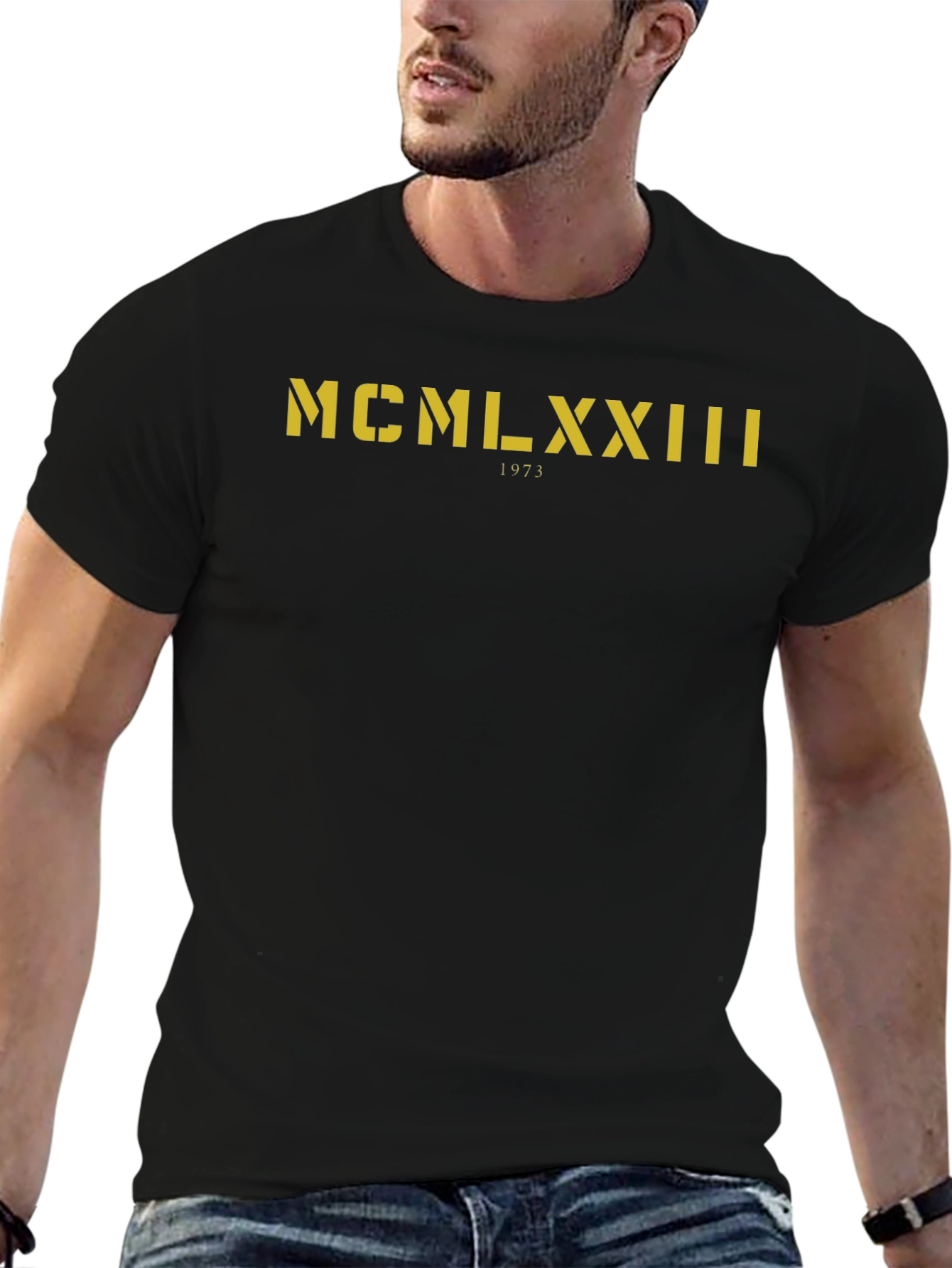 MCMLXXIII 1973 T-Shirt - Roman Numerals Birthday Gift