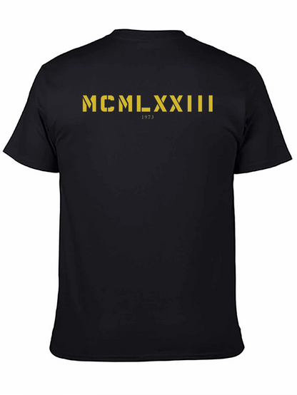 MCMLXXIII 1973 T-Shirt - Roman Numerals Birthday Gift