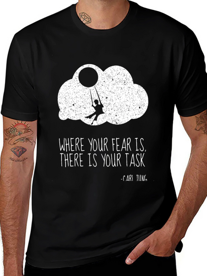 Fear Task Graphic Tee | Motivational Shirt