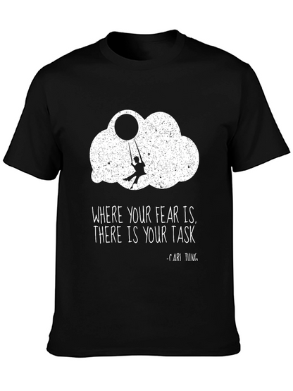 Fear Task Graphic Tee | Motivational Shirt