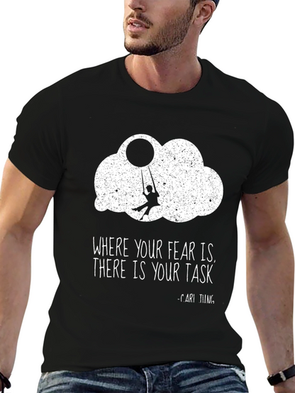 Fear Task Graphic Tee | Motivational Shirt