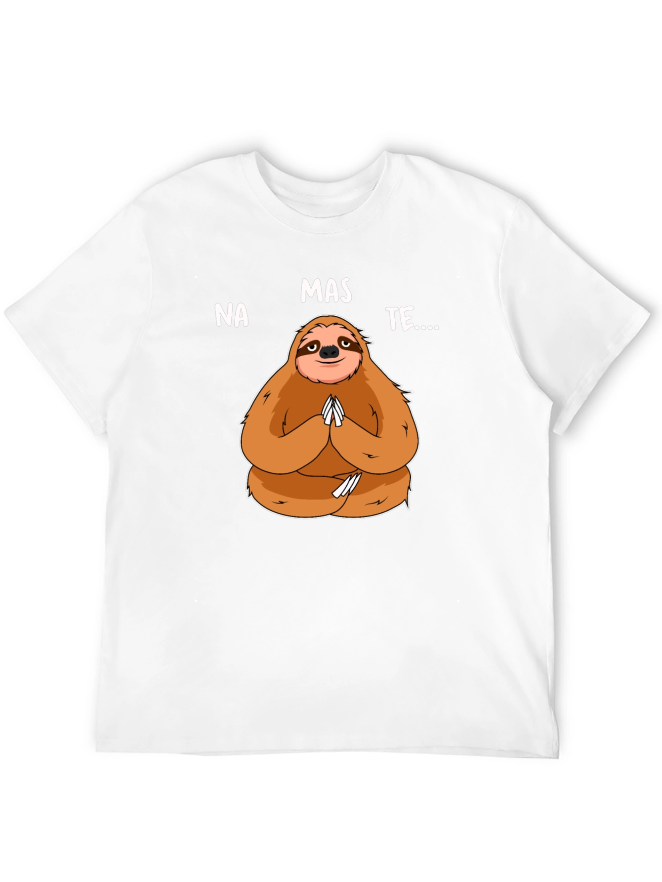 Namaste Sloth Graphic Tee - Yoga Humor