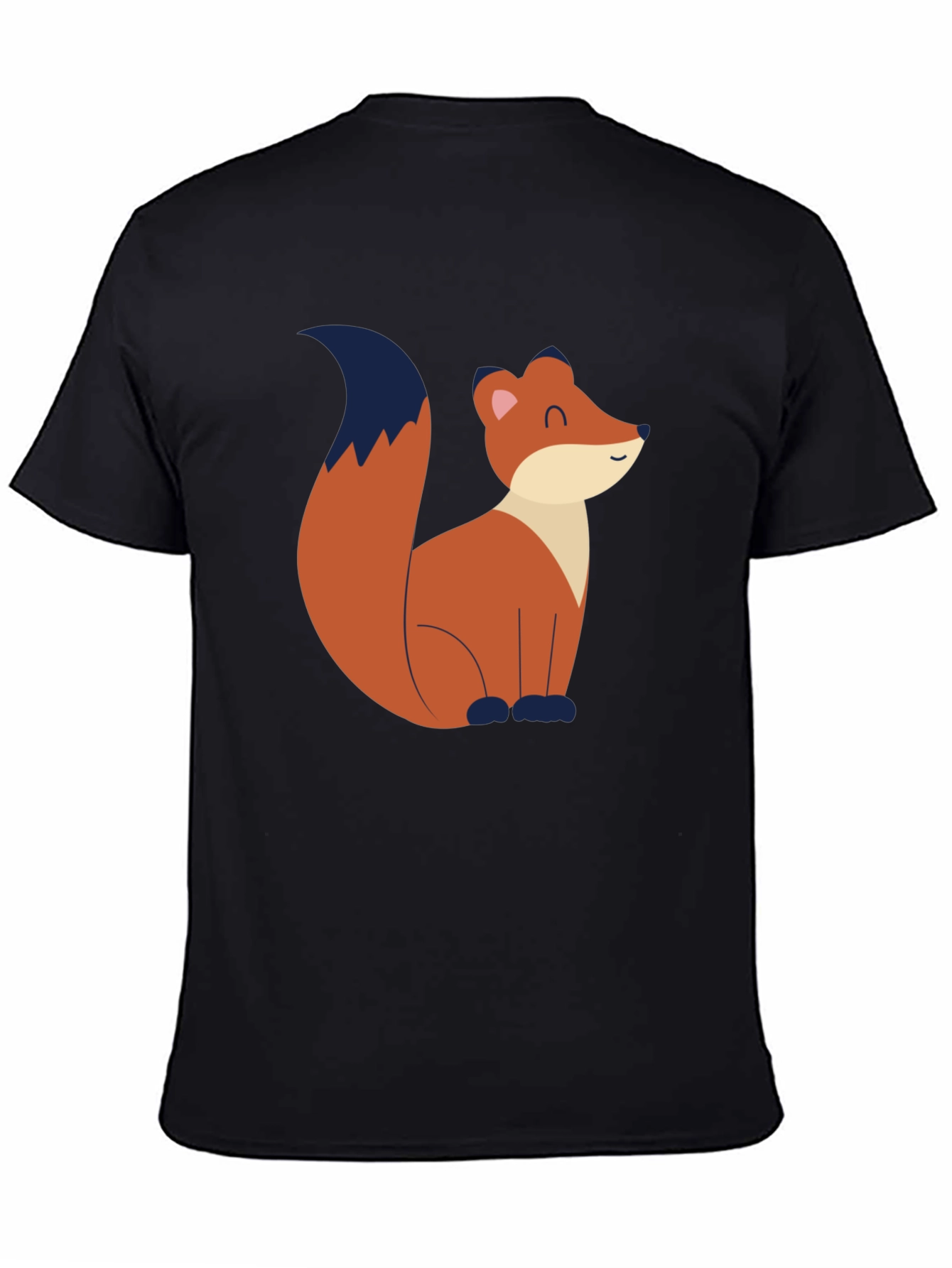 Fox Graphic Tee - Black Unisex T-Shirt