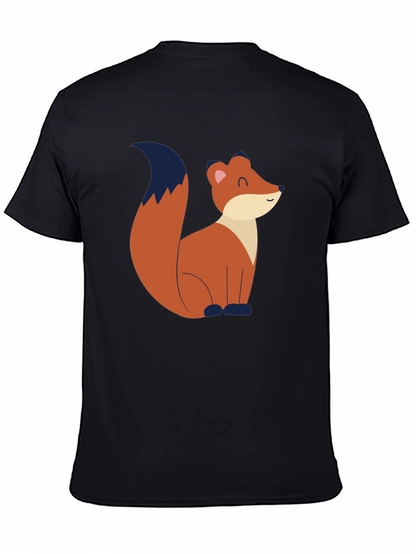 Fox Graphic Tee - Black Unisex T-Shirt