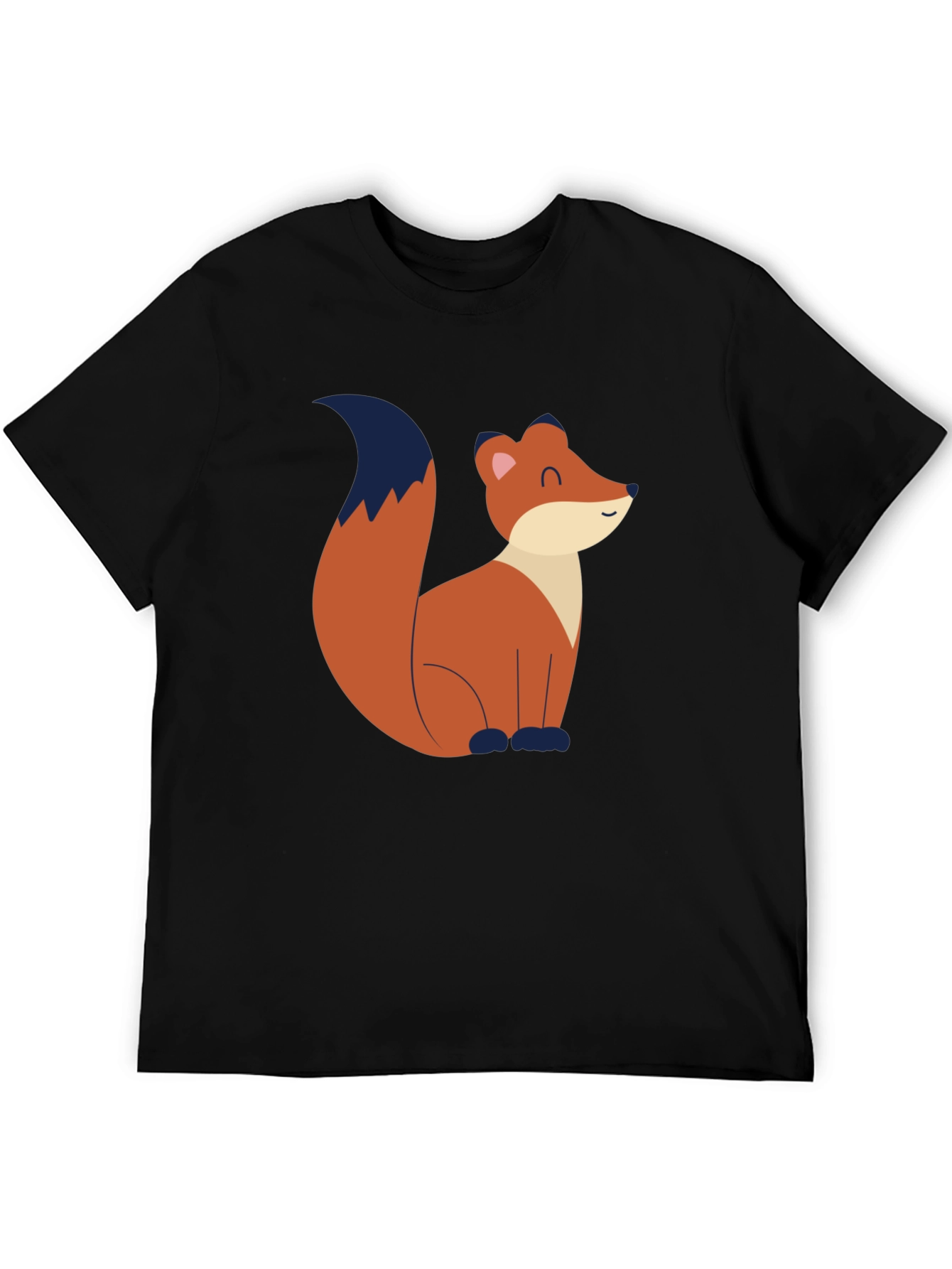 Fox Graphic Tee - Black Unisex T-Shirt