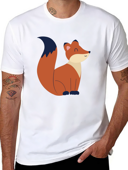 Fox Graphic Tee - Black Unisex T-Shirt