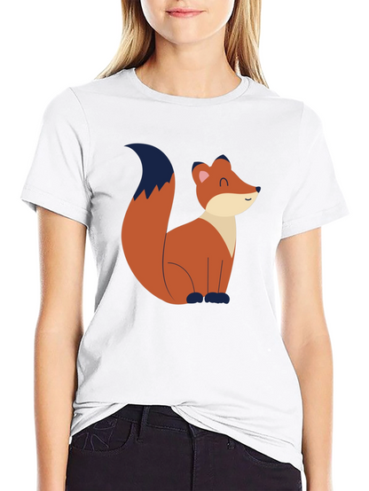 Fox Graphic Tee - Black Unisex T-Shirt